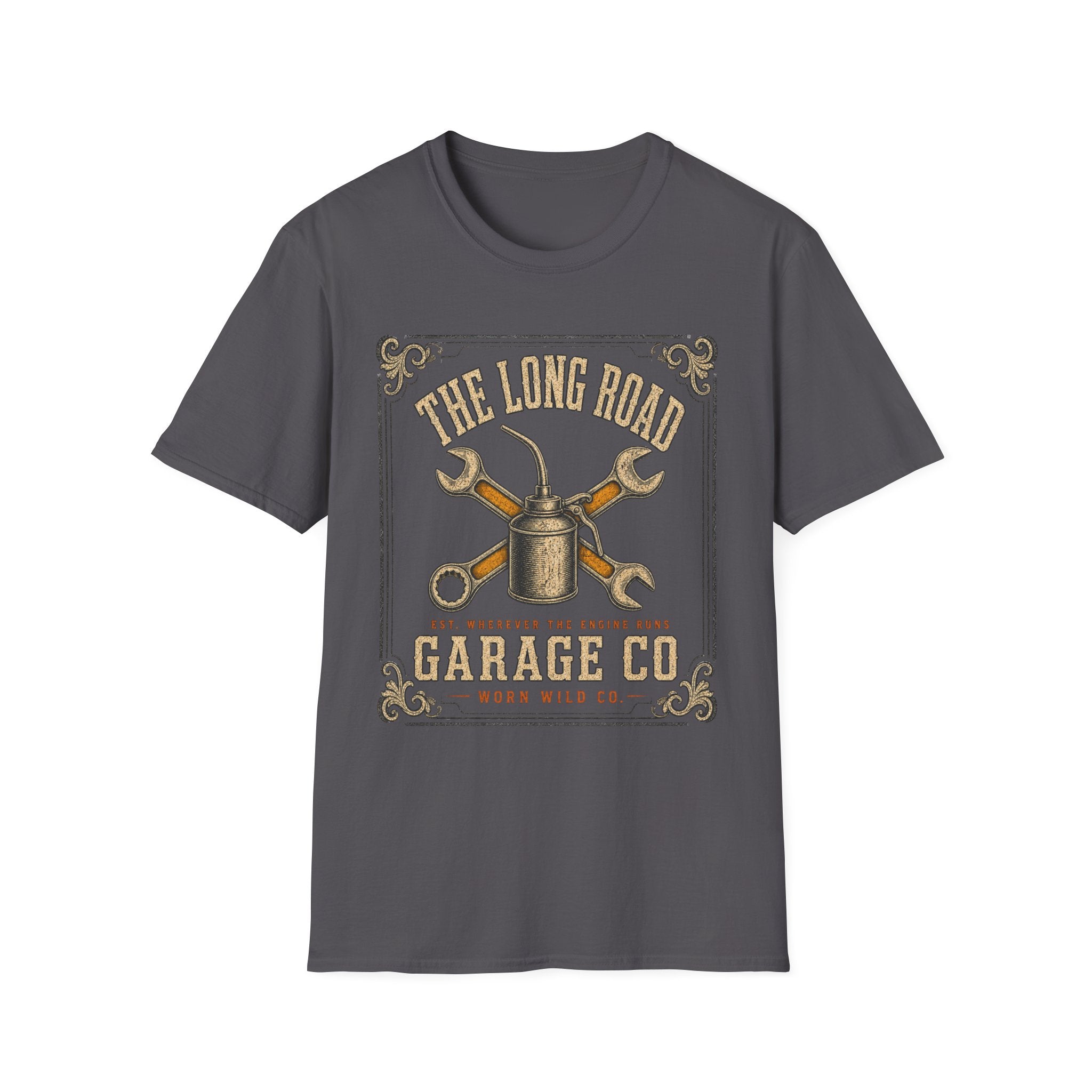 The Long Road Garage - Motorcycles Graphic T-Shirt