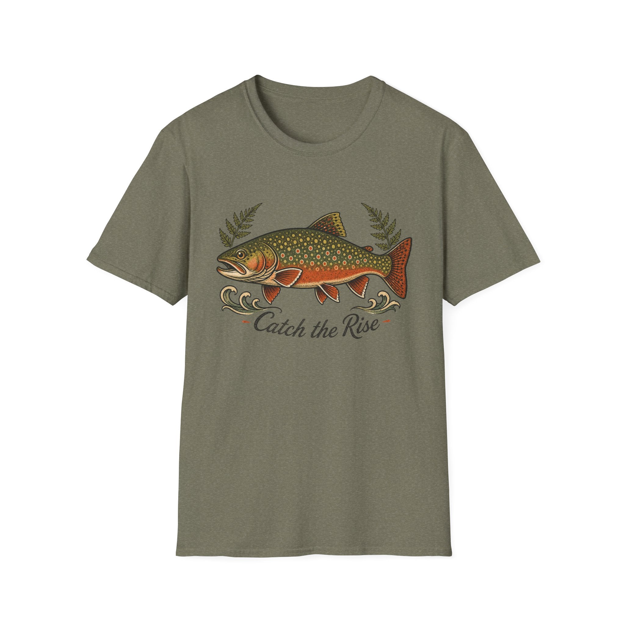 Catch the Rise - Fishing Graphic T-Shirt