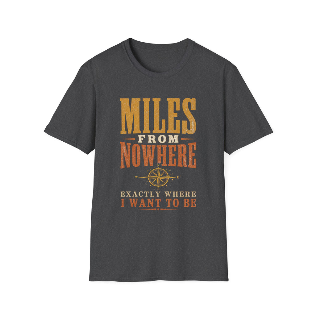 Miles from Nowhere - Camping Graphic T-Shirt