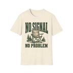 No Signal No Problem - Camping Graphic T-Shirt