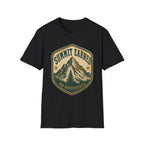 Summit Earned / No Shortcuts - Camping Graphic T-Shirt