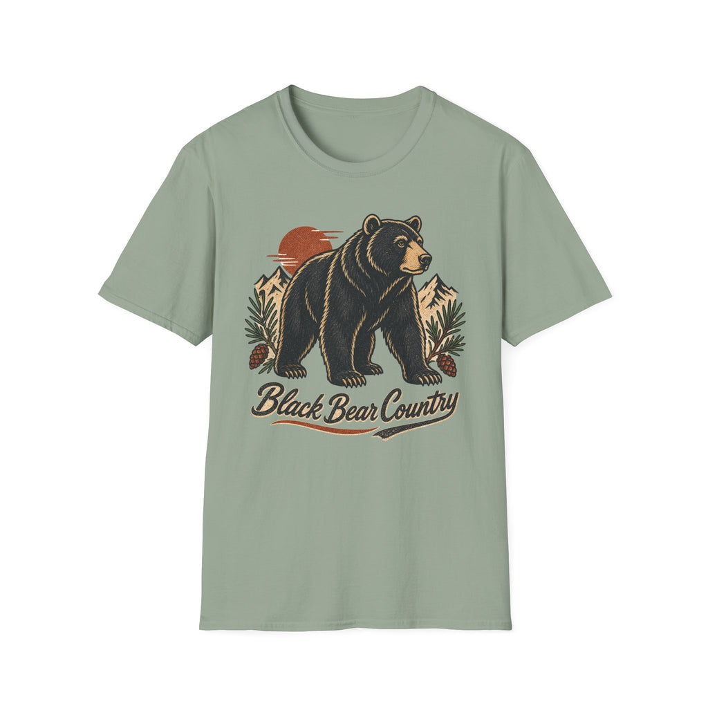 Black Bear Country - Camping Graphic T-Shirt