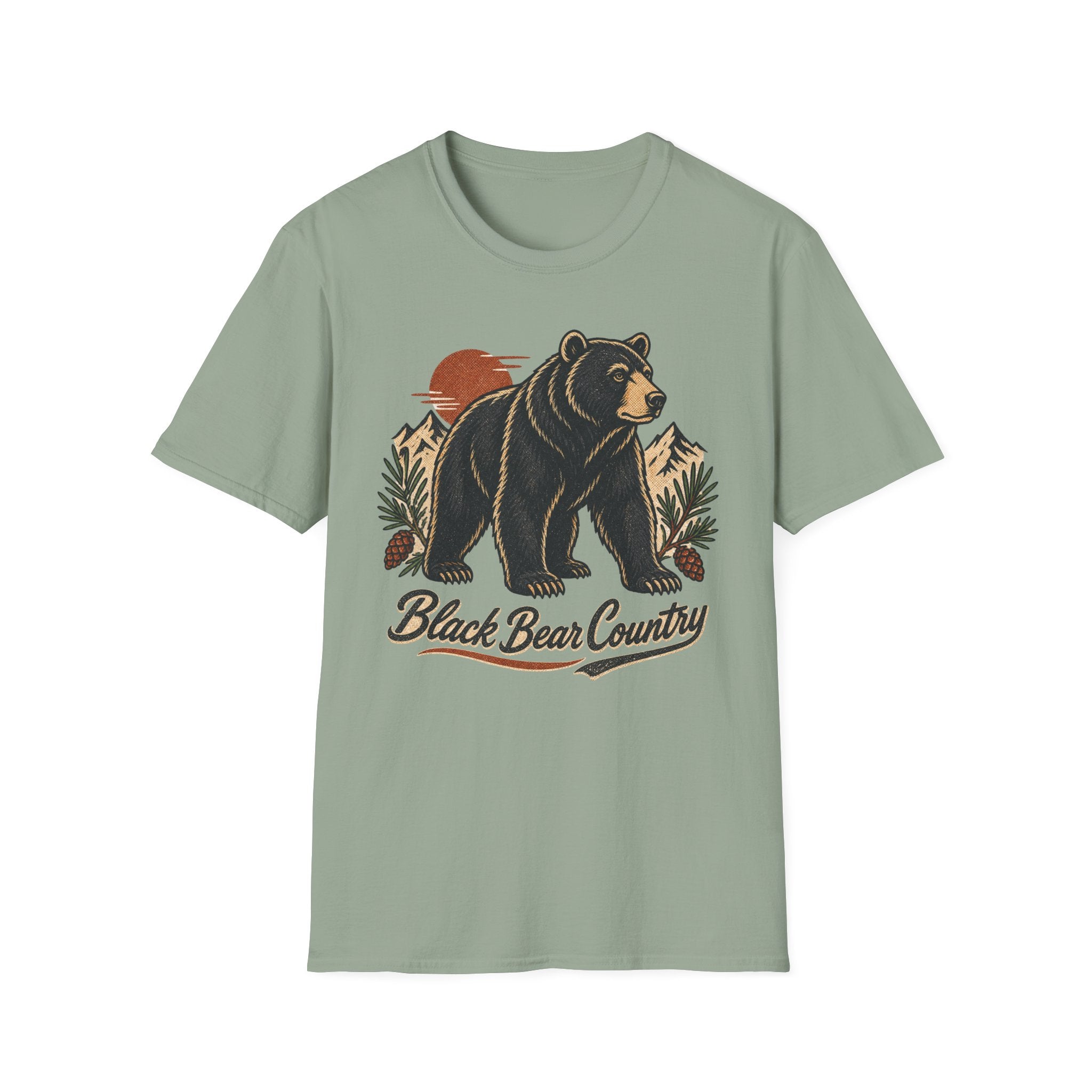 Black Bear Country - Camping Graphic T-Shirt