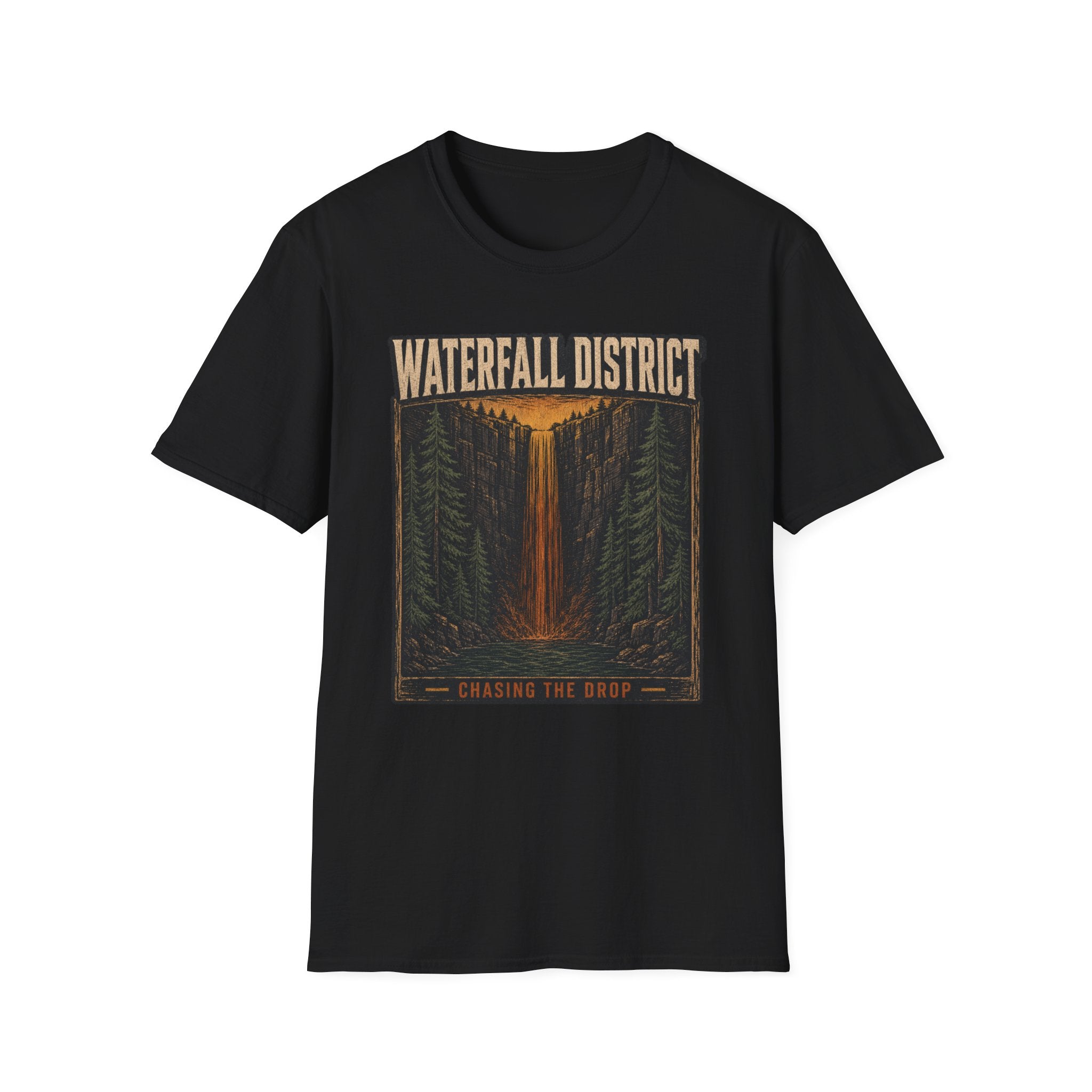 Waterfall District - Hiking Graphic T-Shirt