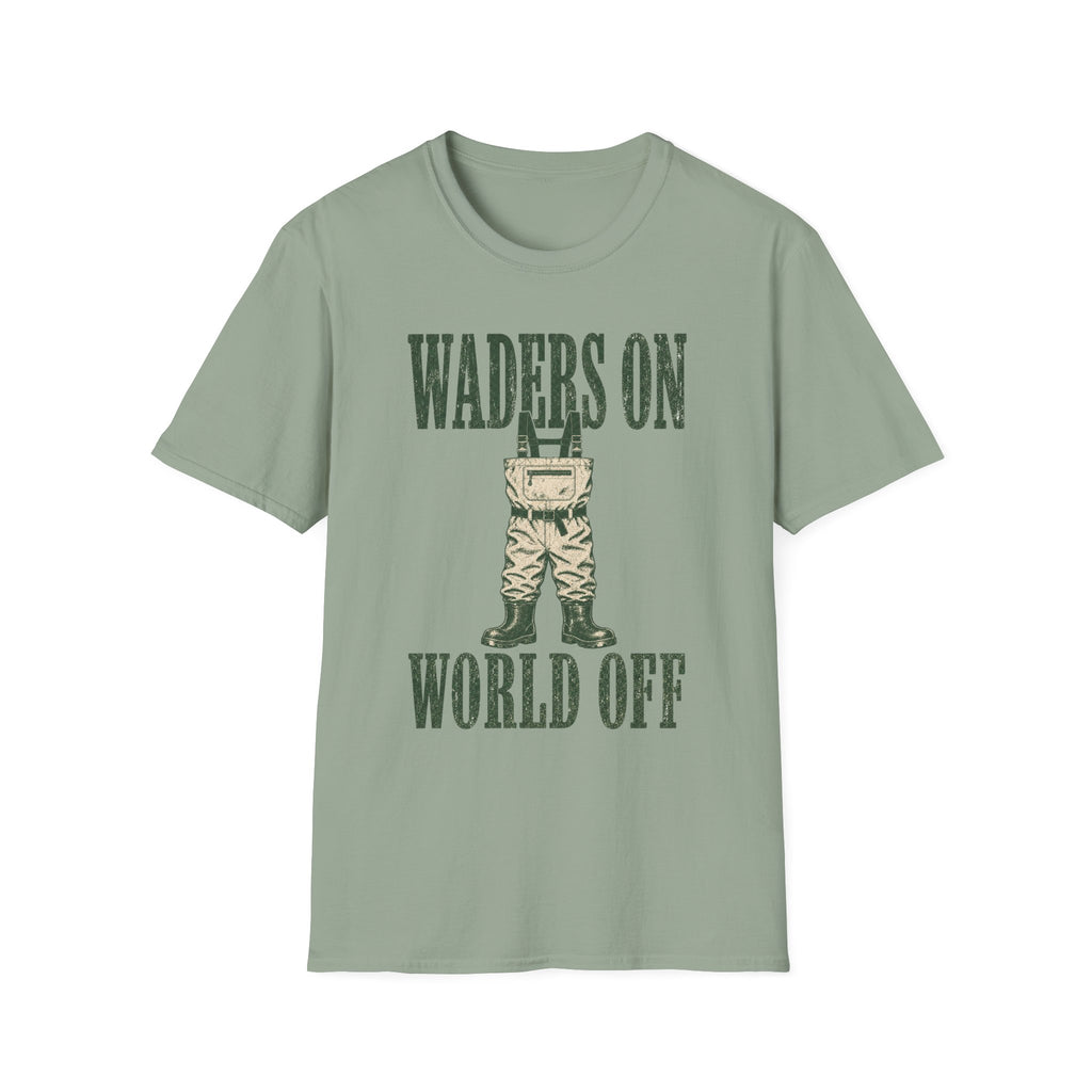 Waders On - Fishing Graphic T-Shirt