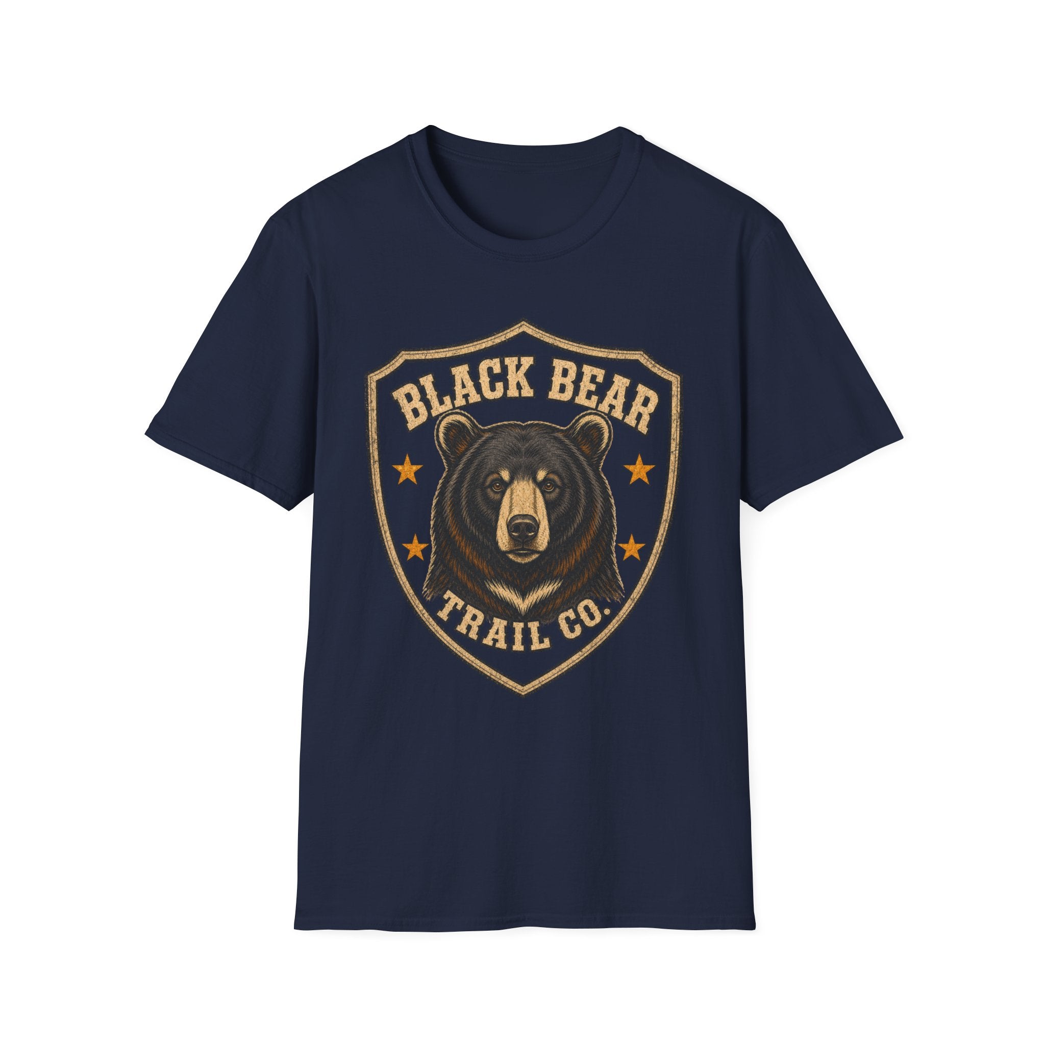 Black Bear Trail - Hiking Graphic T-Shirt