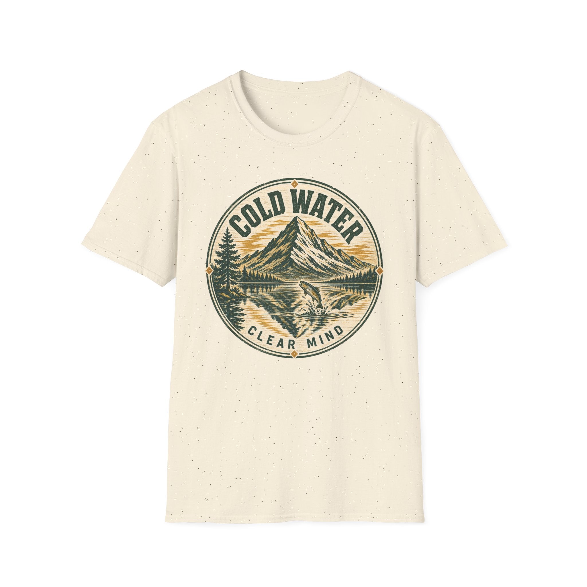 Cold Water - Fishing Graphic T-Shirt