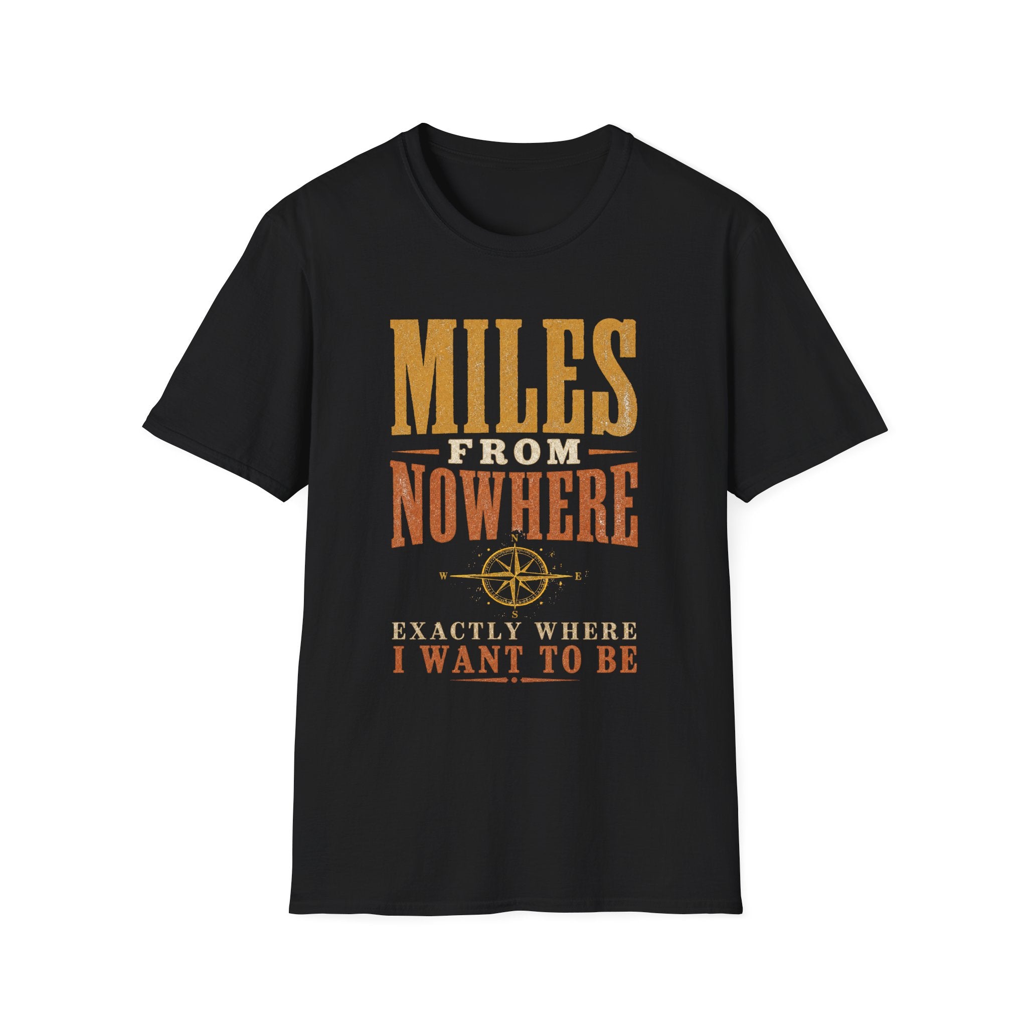 Miles from Nowhere - Camping Graphic T-Shirt