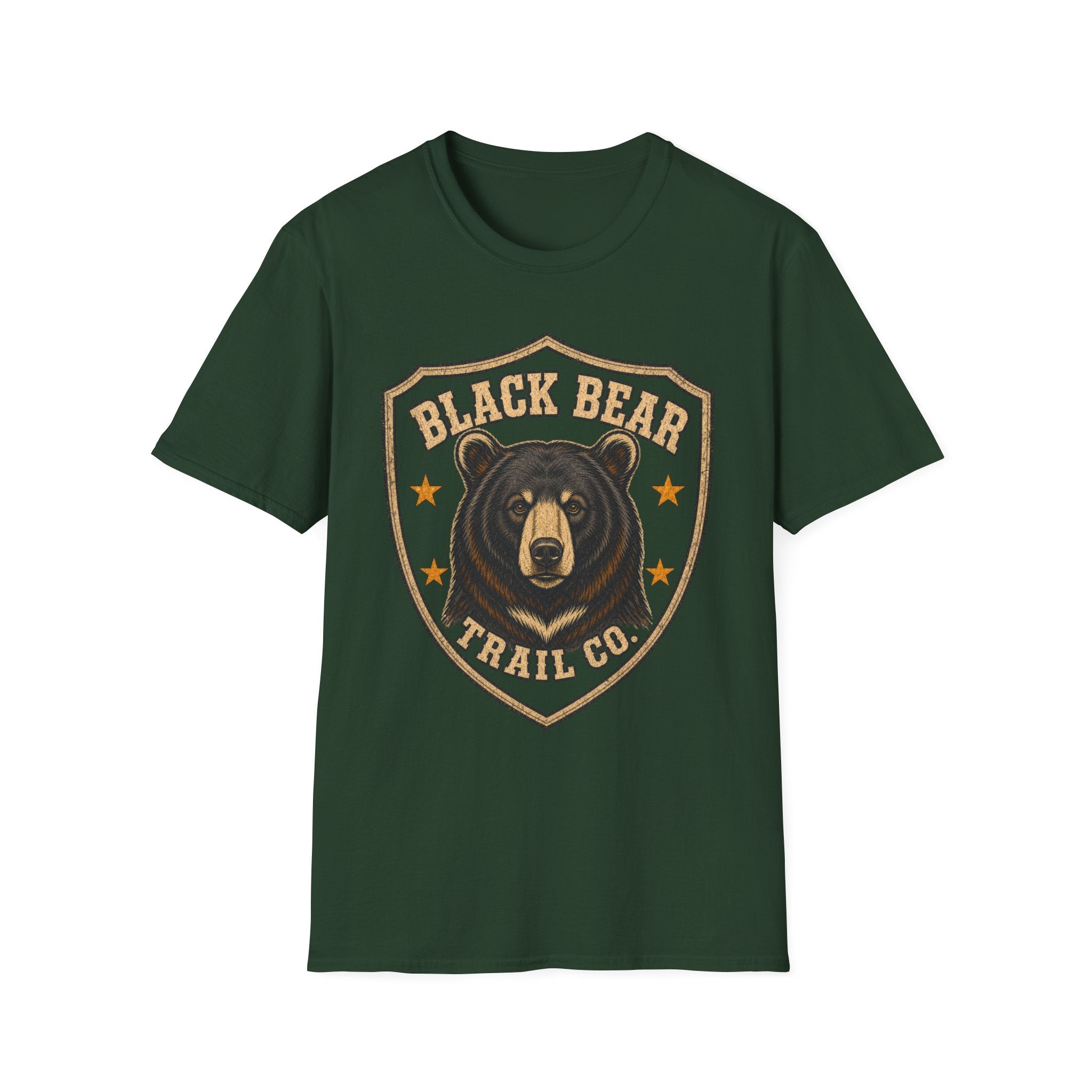 Black Bear Trail - Hiking Graphic T-Shirt