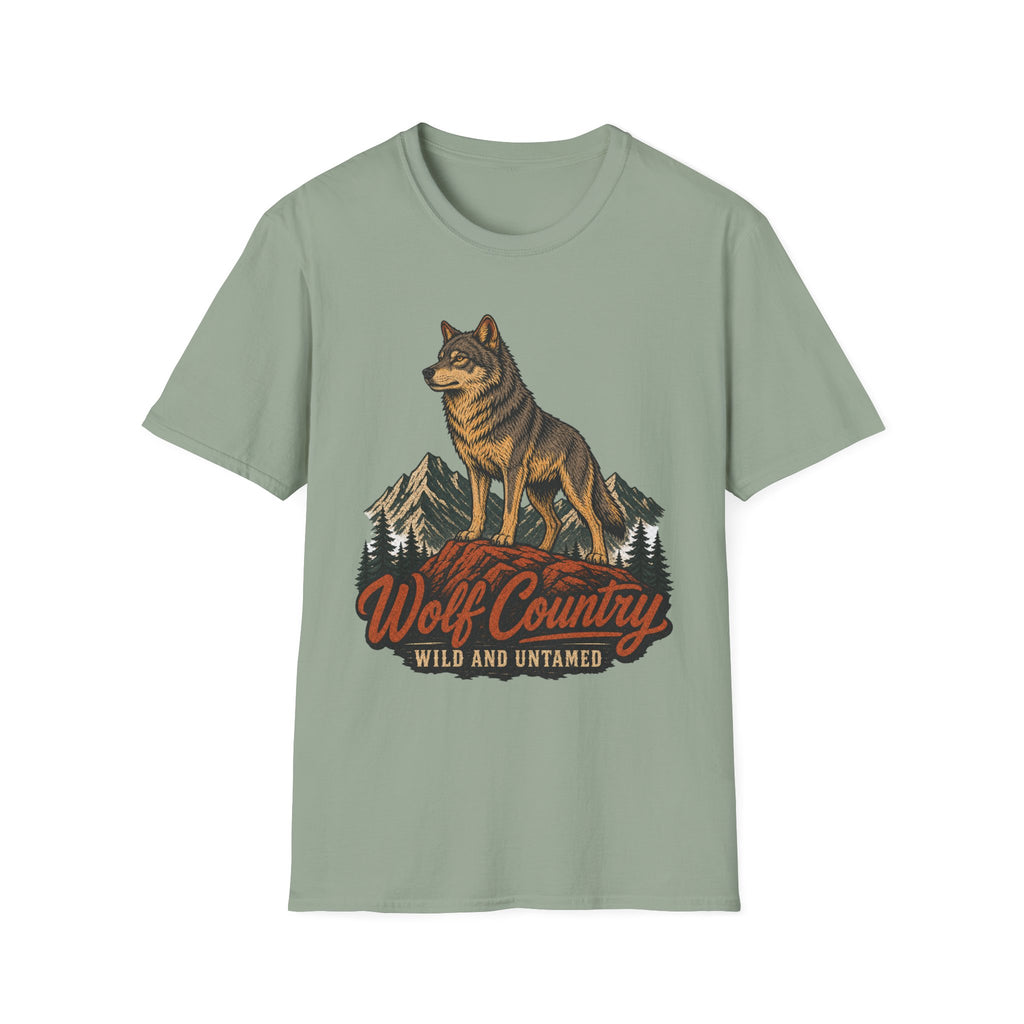 Wolf Country - Hiking Graphic T-Shirt