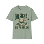 No Signal No Problem - Camping Graphic T-Shirt