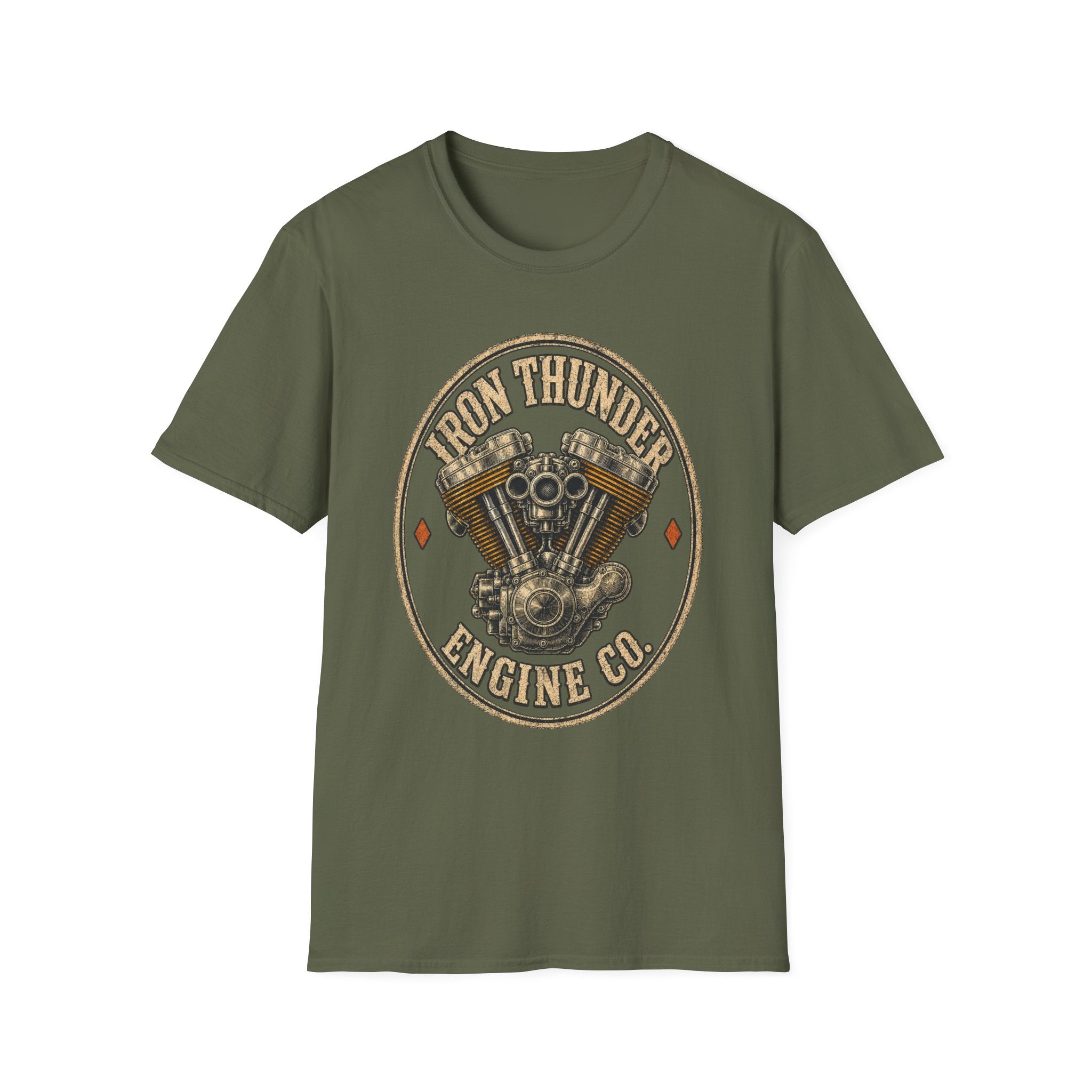 Iron Thunder Engine Co. - Motorcycles Graphic T-Shirt
