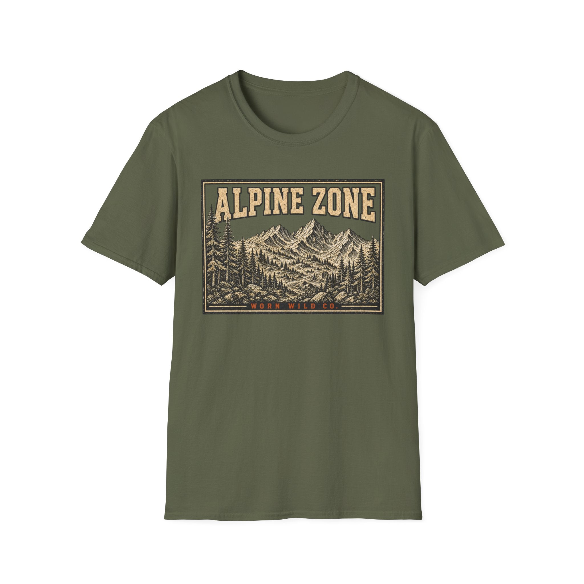 Alpine Zone - Hiking Graphic T-Shirt