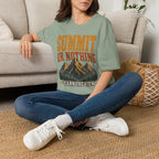 Summit or Nothing / Earn the View - Camping Graphic T-Shirt