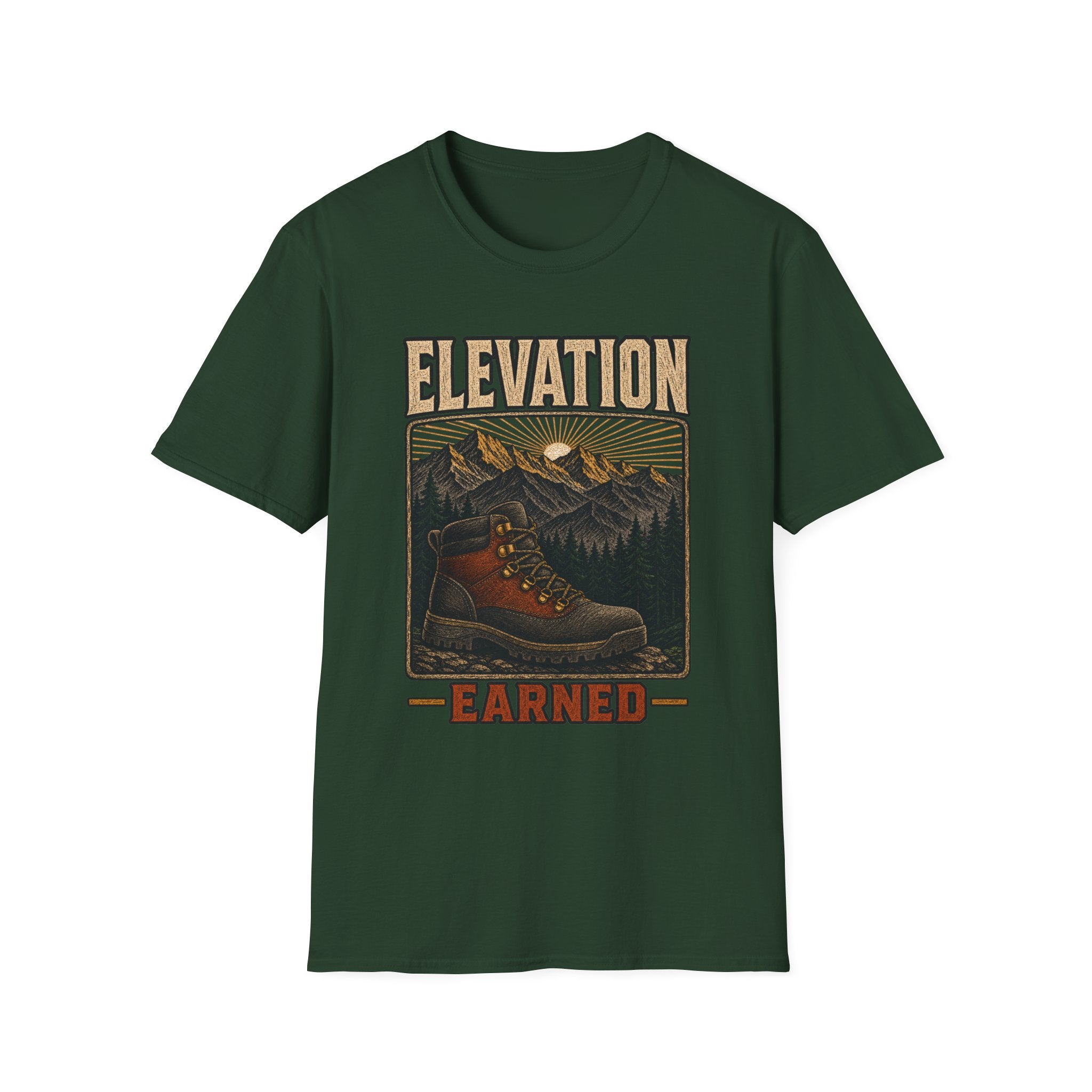 Elevation Earned - Camping Graphic T-Shirt