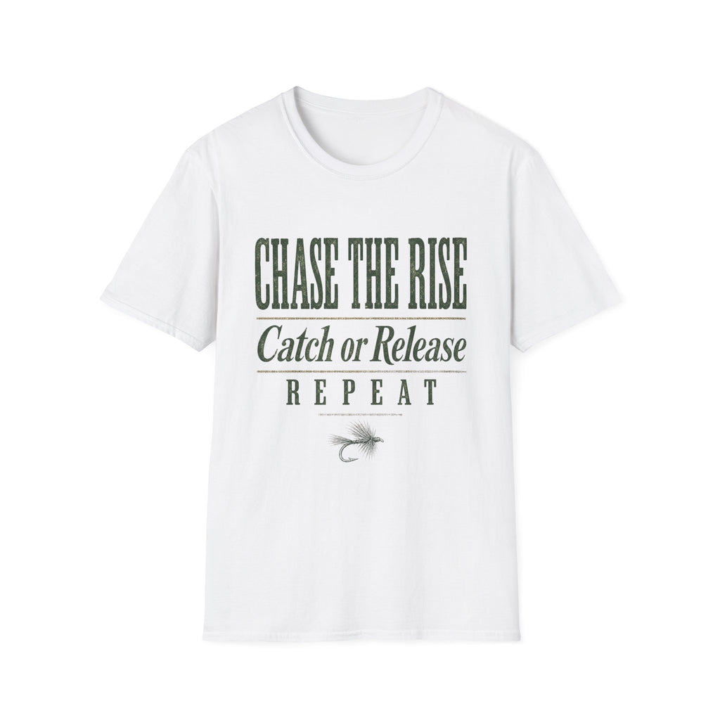 Chase the Rise - Fishing Graphic T-Shirt