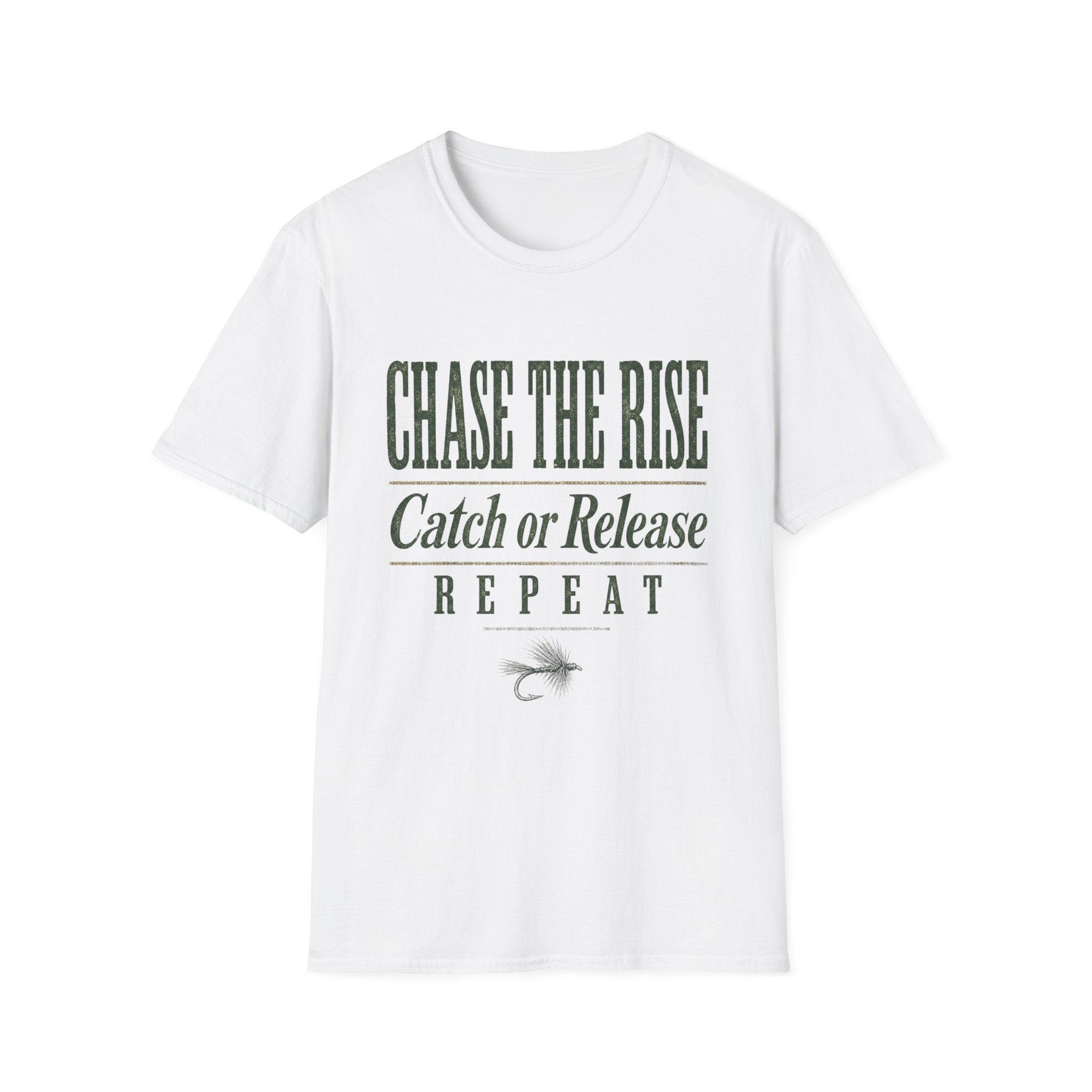 Chase the Rise - Fishing Graphic T-Shirt