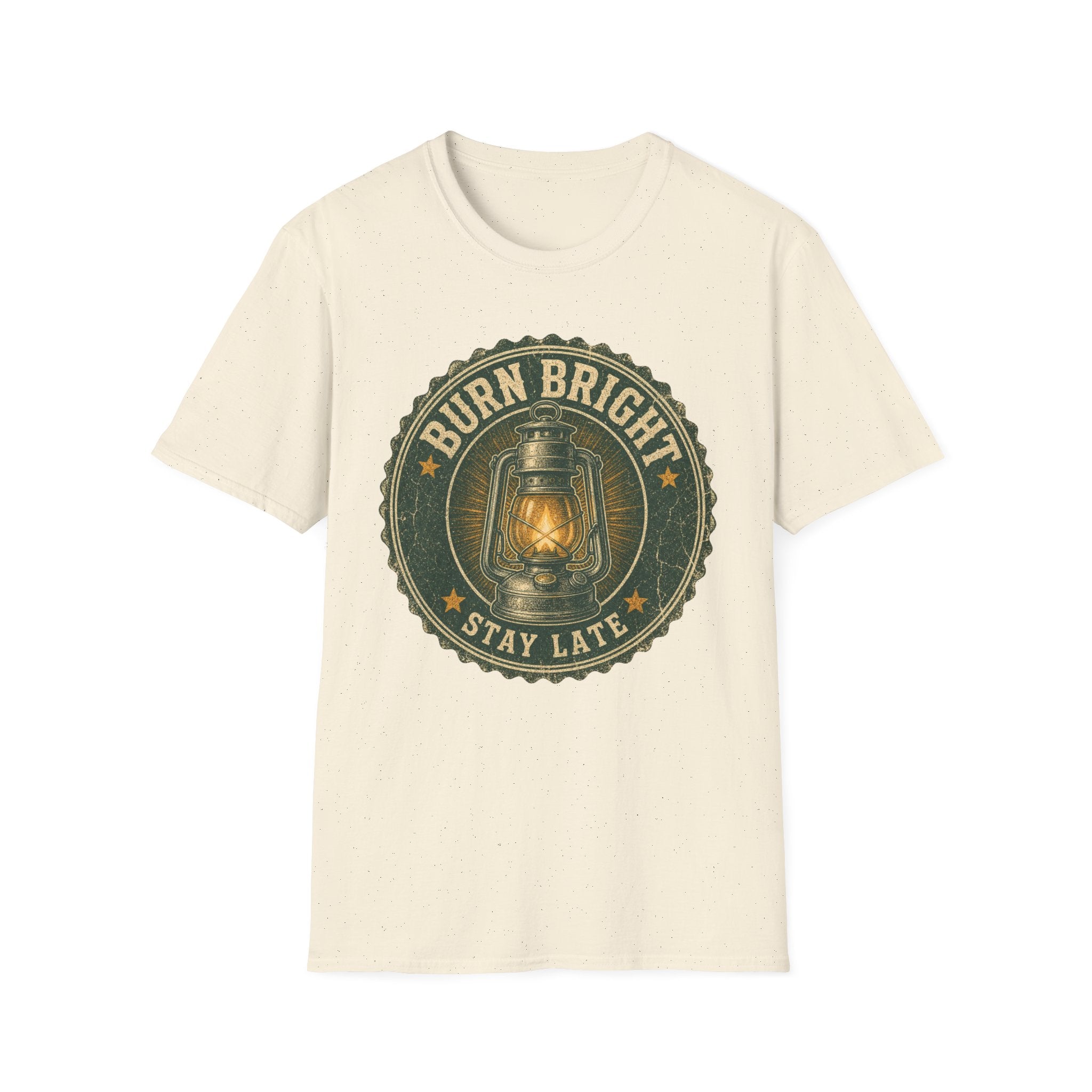 Burn Bright / Stay Late - Camping Graphic T-Shirt