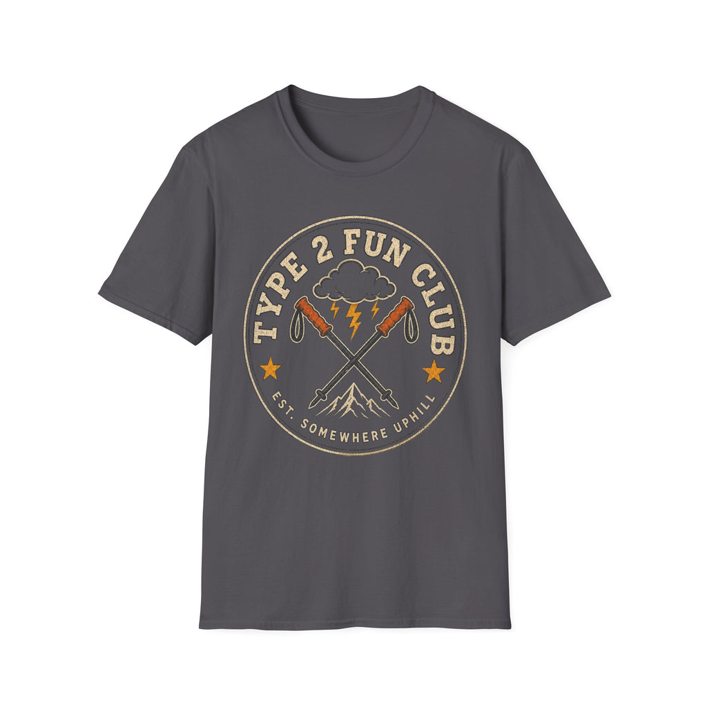 Type 2 Fun Club - Hiking Graphic T-Shirt