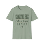 Chase the Rise - Fishing Graphic T-Shirt
