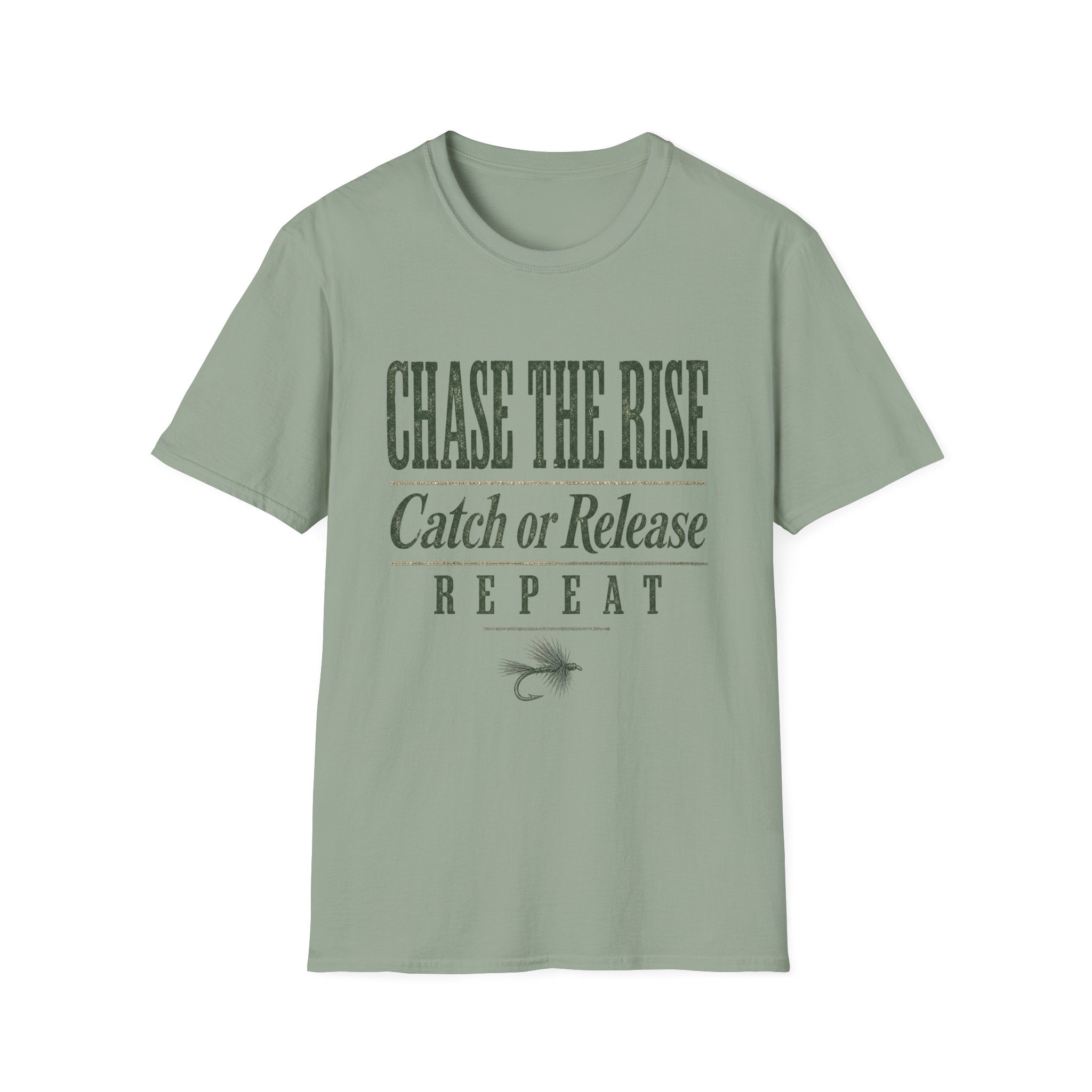 Chase the Rise - Fishing Graphic T-Shirt