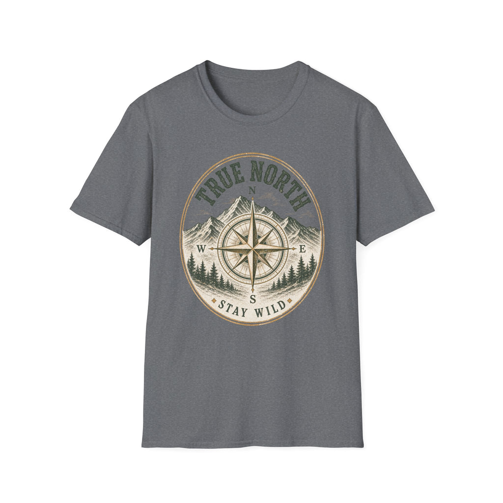 True North / Stay Wild - Camping Graphic T-Shirt
