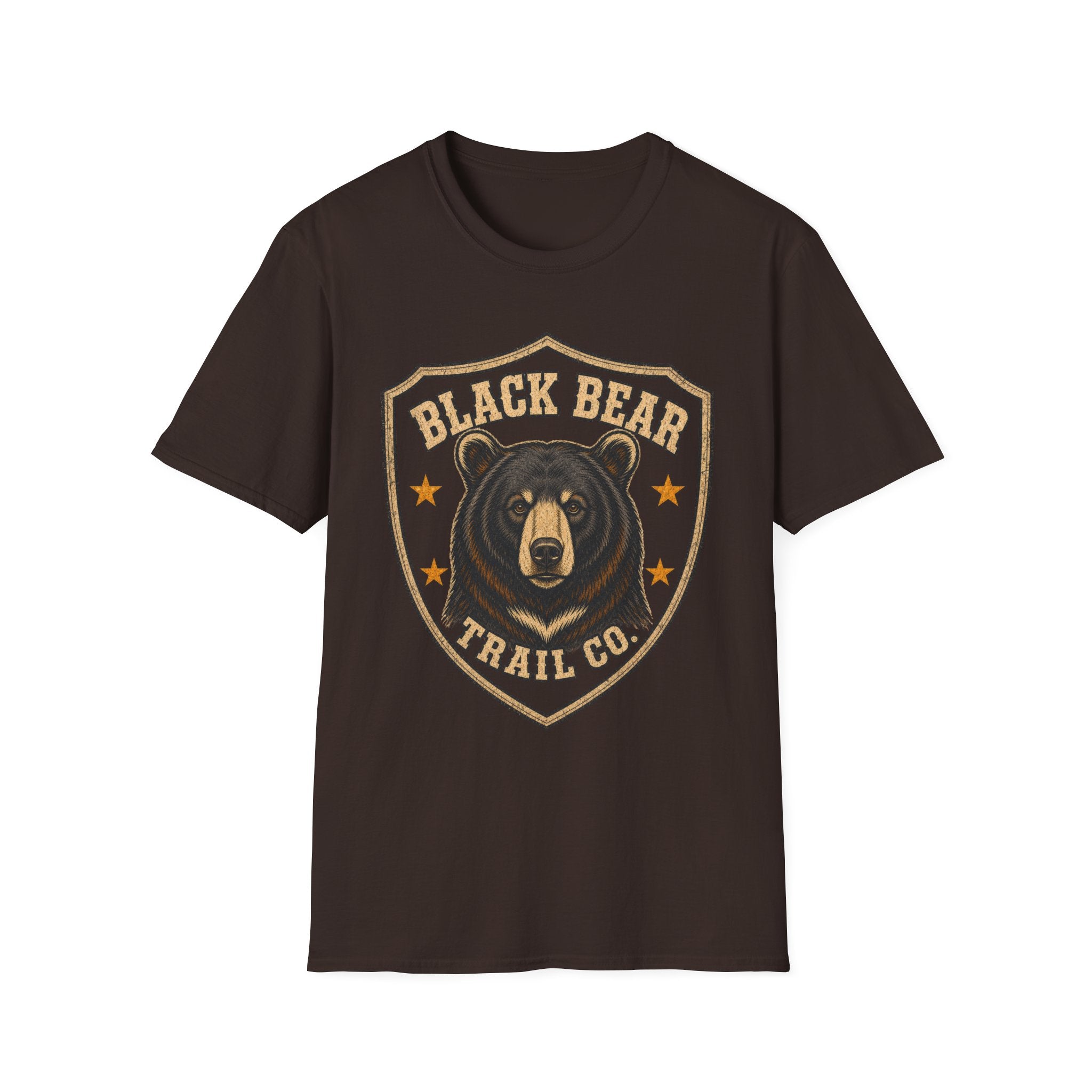 Black Bear Trail - Hiking Graphic T-Shirt