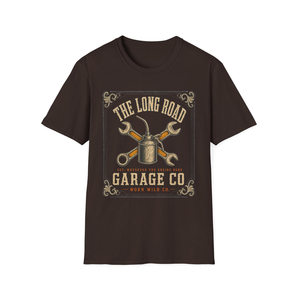 The Long Road Garage - Motorcycles Graphic T-Shirt