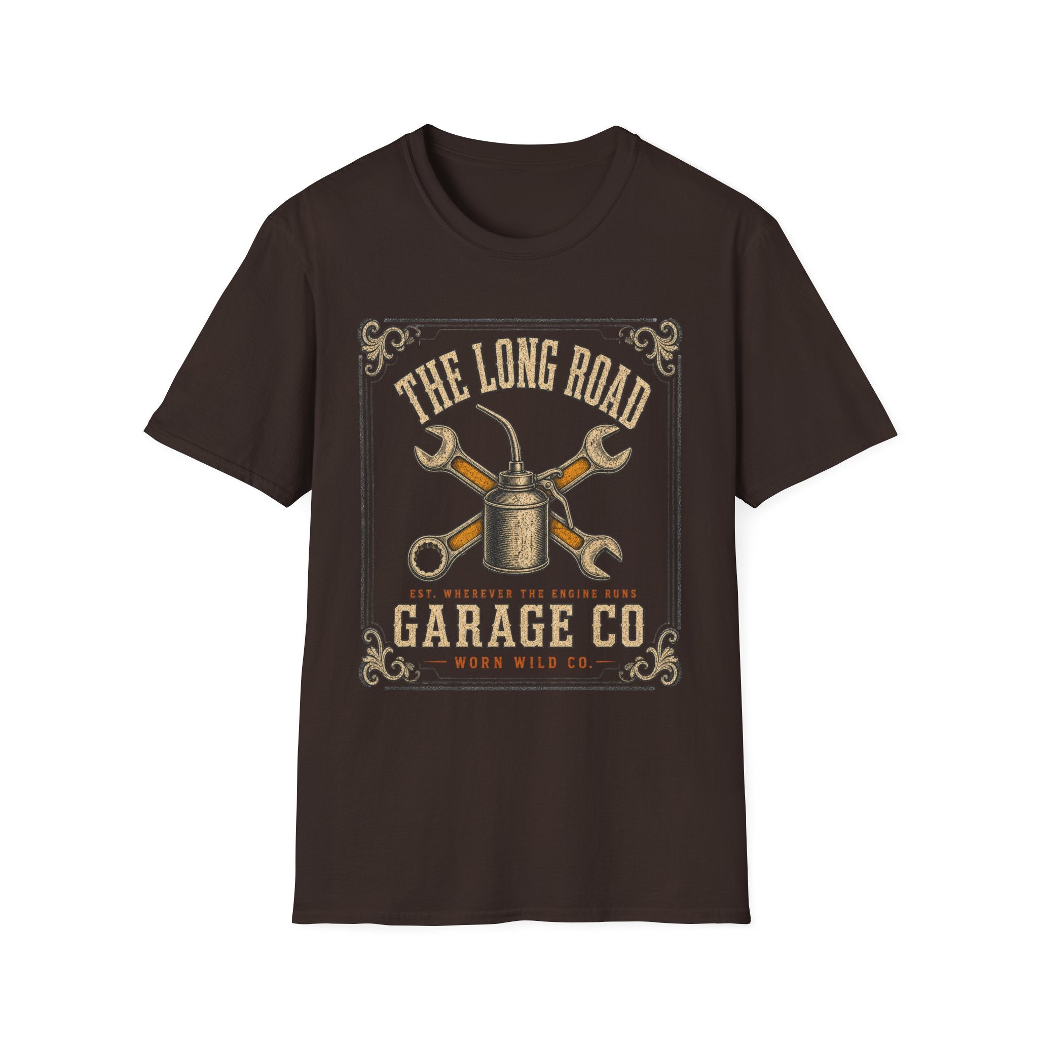 The Long Road Garage - Motorcycles Graphic T-Shirt