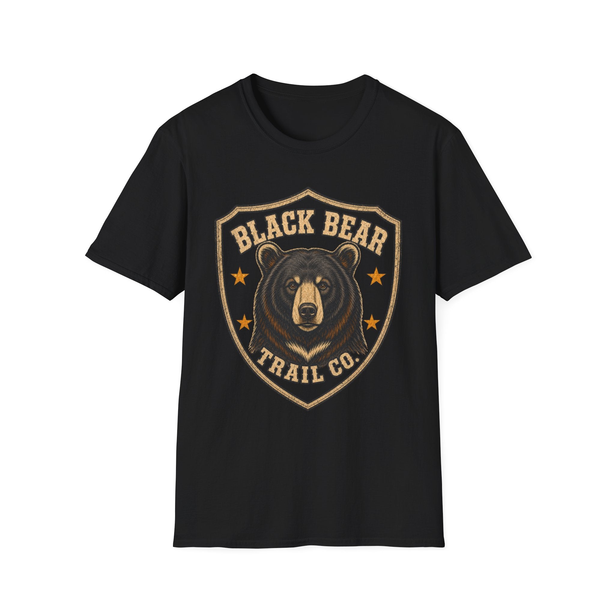 Black Bear Trail - Hiking Graphic T-Shirt