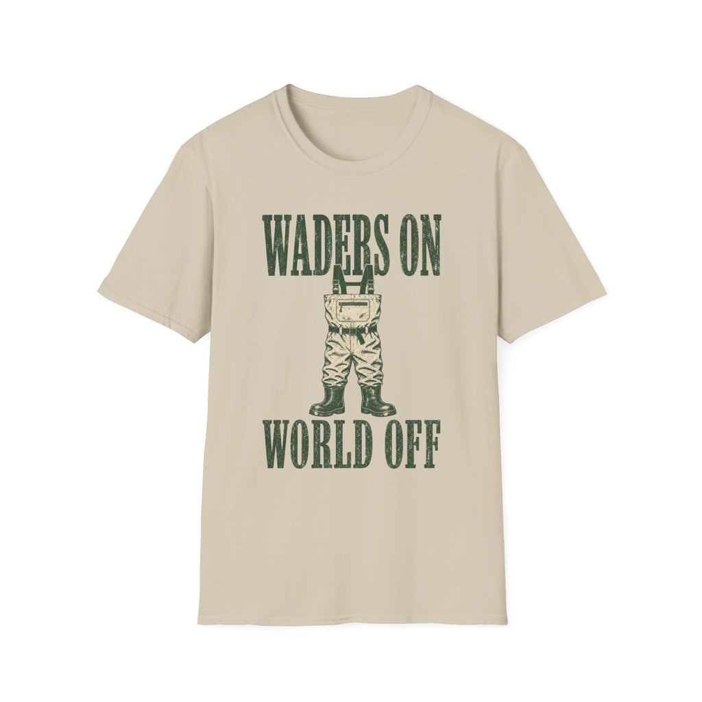 Waders On - Fishing Graphic T-Shirt