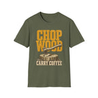 Chop Wood / Carry Coffee - Camping Graphic T-Shirt