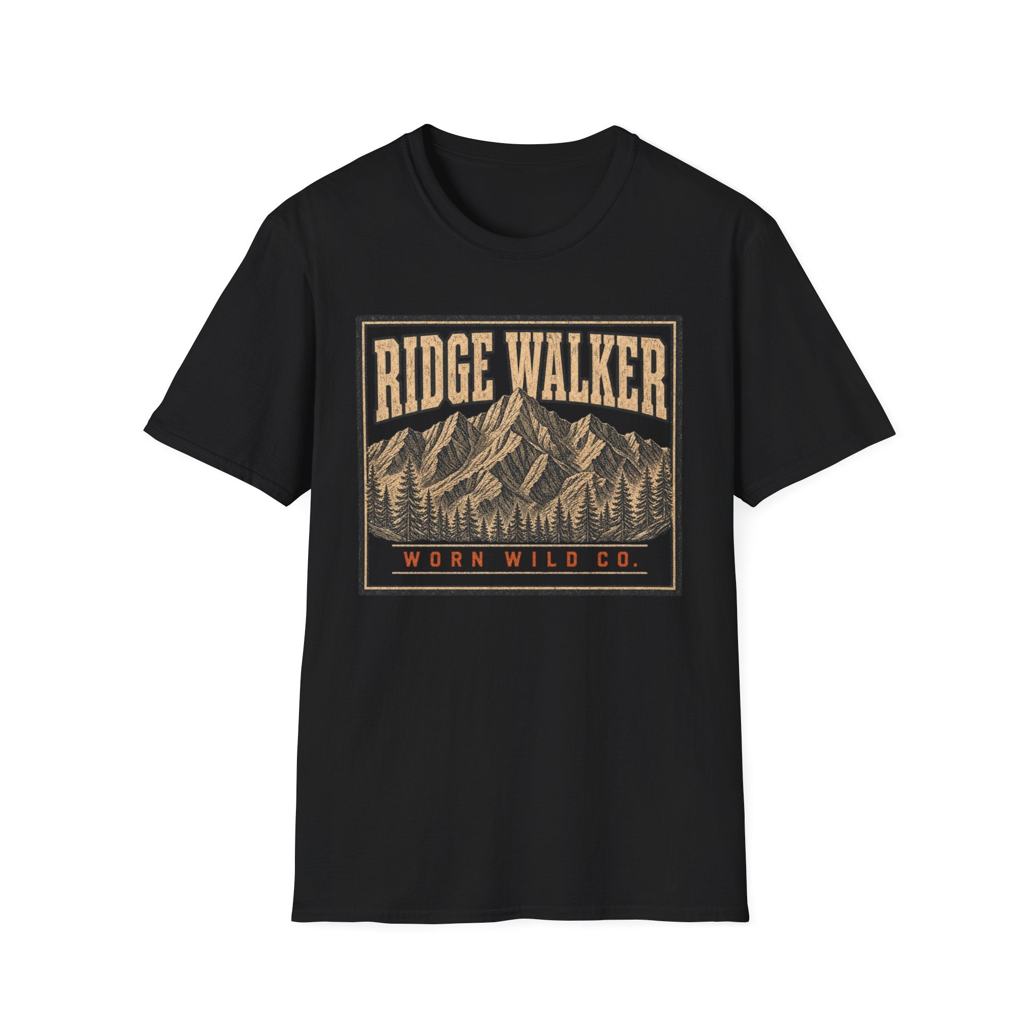 Ridge Walker - Hiking Graphic T-Shirt
