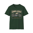 Chrome & Asphalt - Motorcycles Graphic T-Shirt