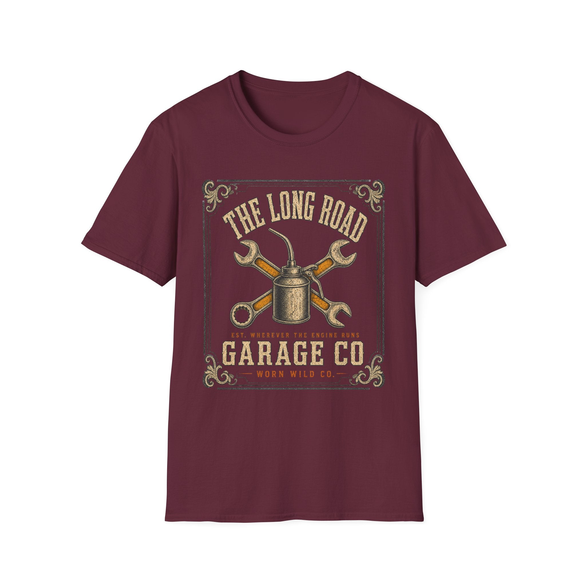 The Long Road Garage - Motorcycles Graphic T-Shirt