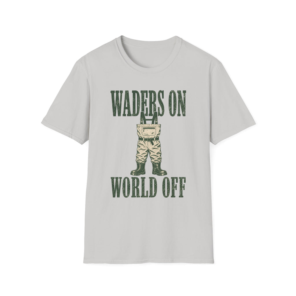 Waders On - Fishing Graphic T-Shirt