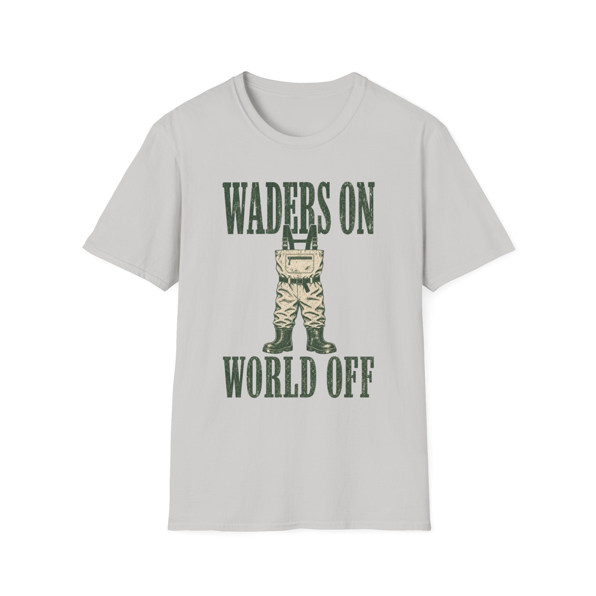 Waders On - Fishing Graphic T-Shirt