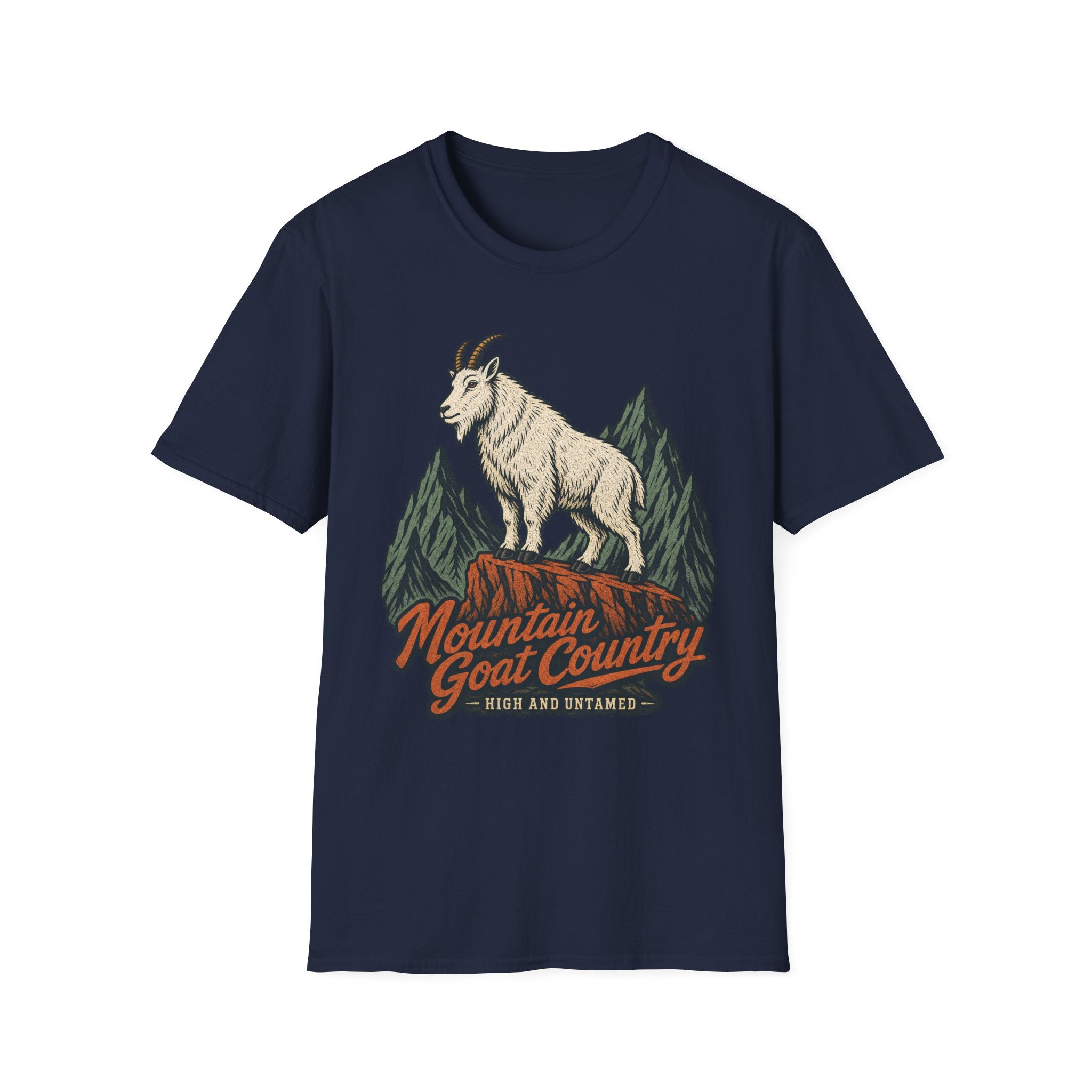 Mountain Goat Country - Hiking Graphic T-Shirt