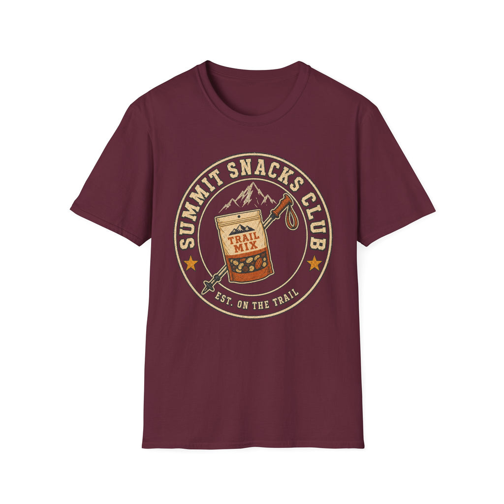 Summit Snacks Club - Hiking Graphic T-Shirt