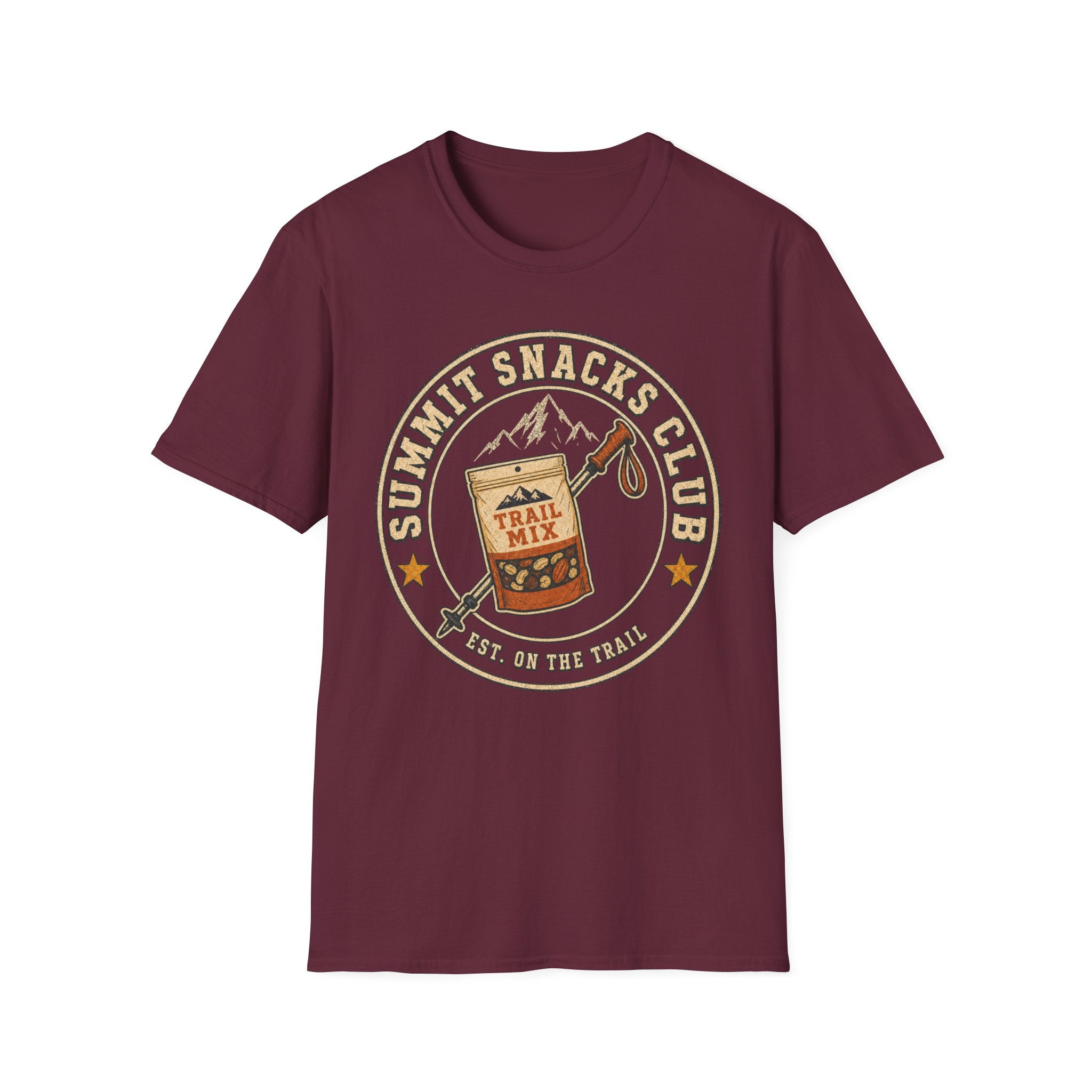 Summit Snacks Club - Hiking Graphic T-Shirt
