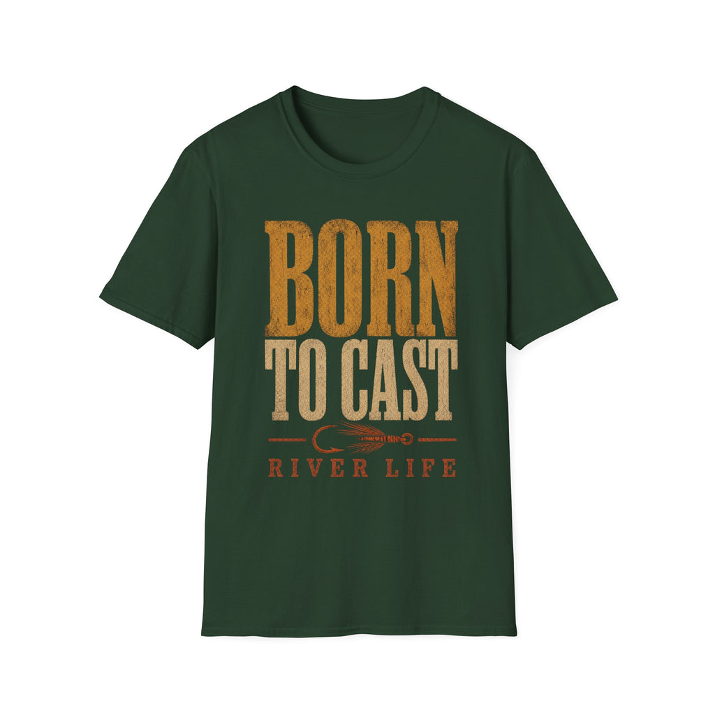 Born to Cast - Fishing Graphic T-Shirt