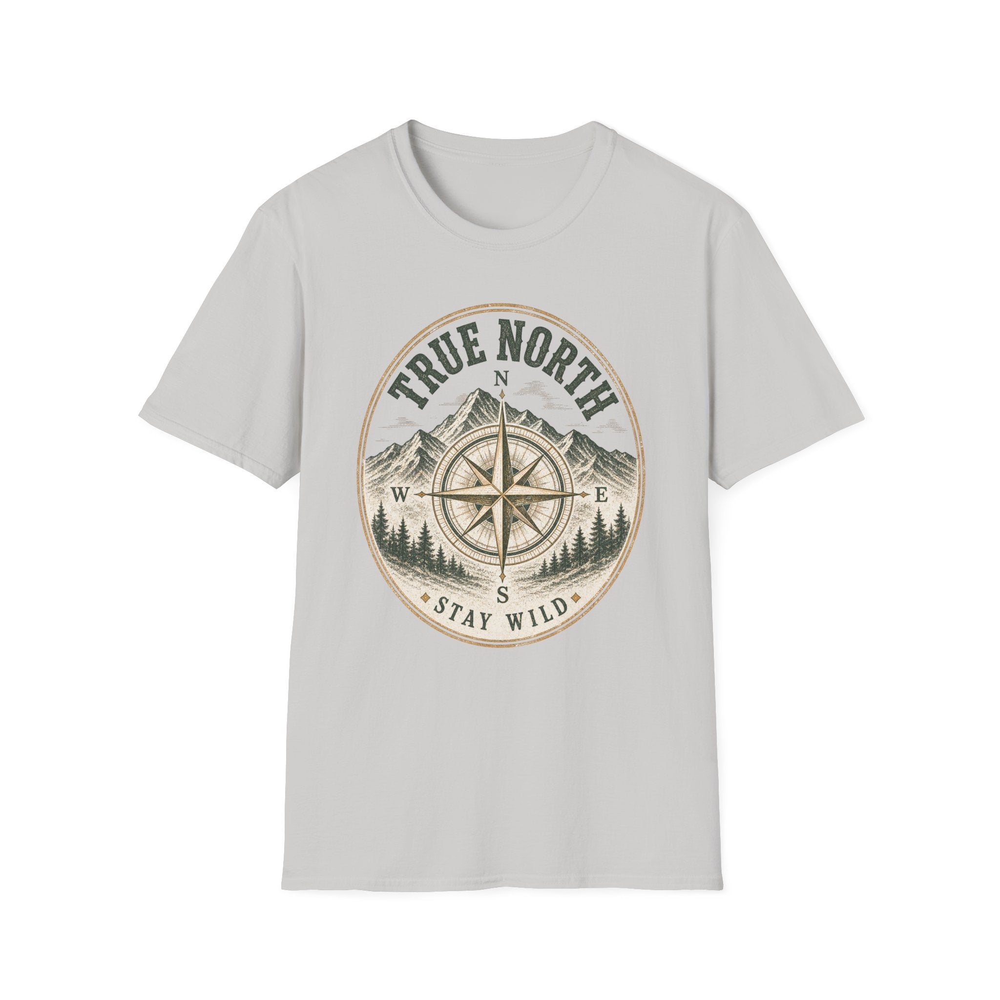 True North / Stay Wild - Camping Graphic T-Shirt