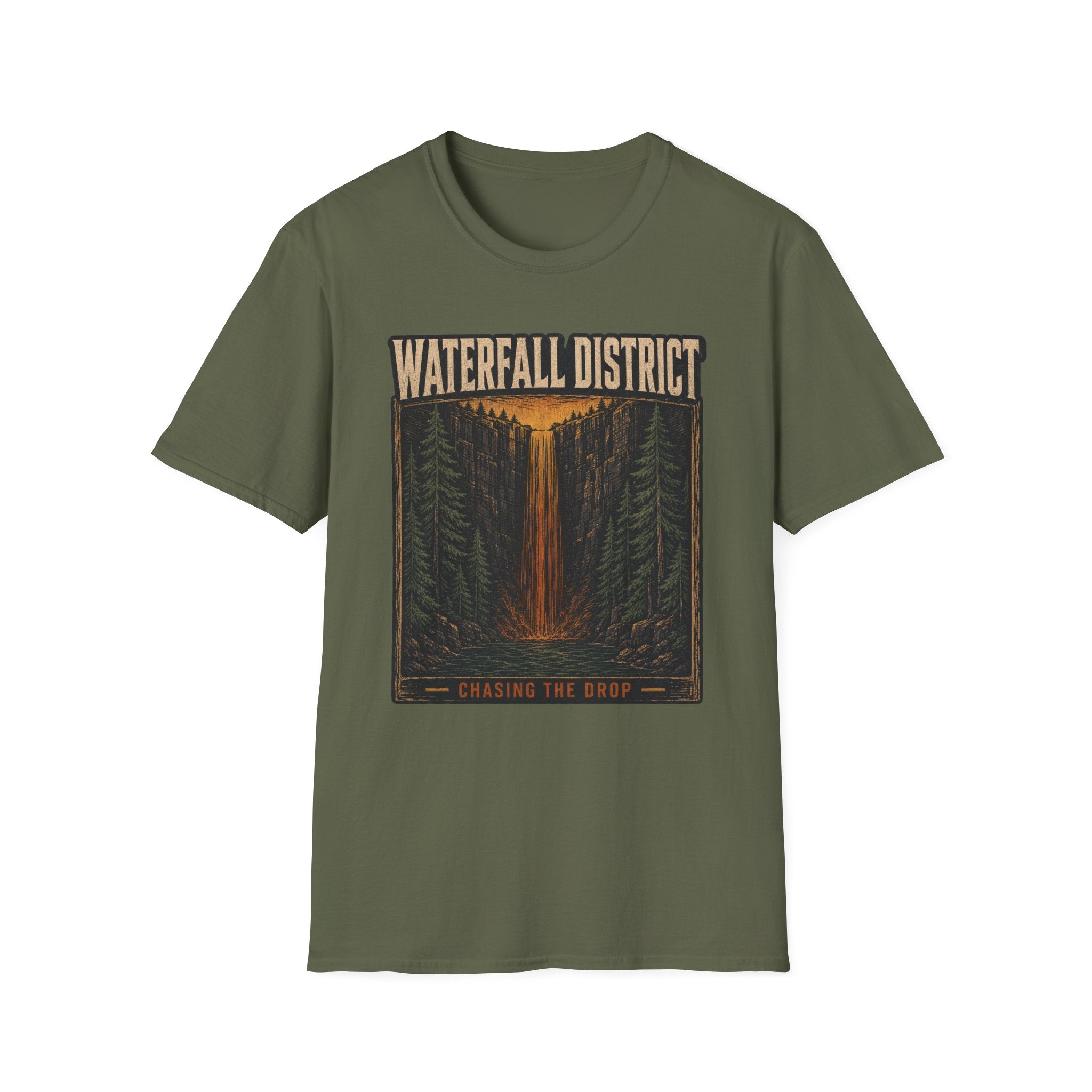 Waterfall District - Hiking Graphic T-Shirt