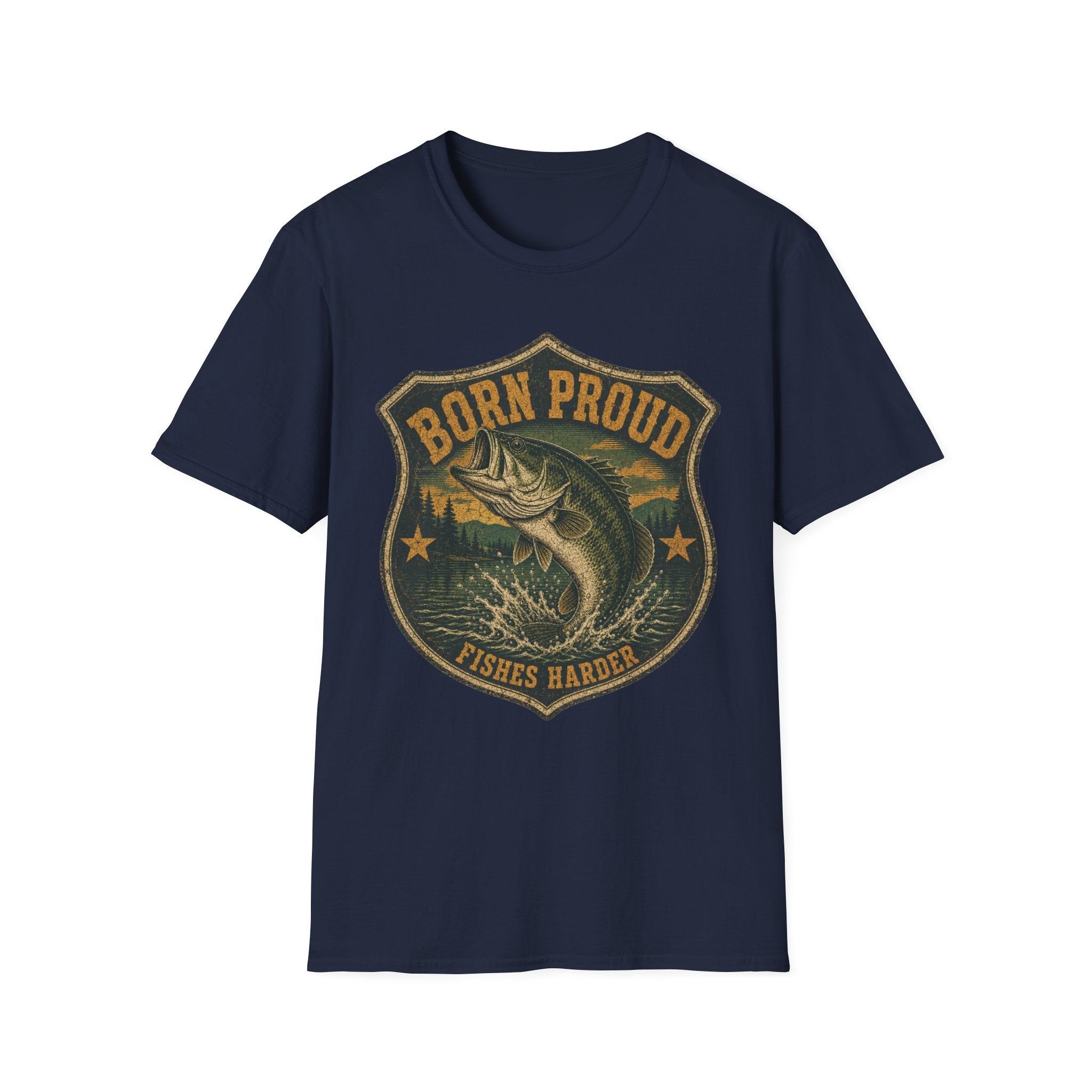 Born Proud - Fishing Graphic T-Shirt