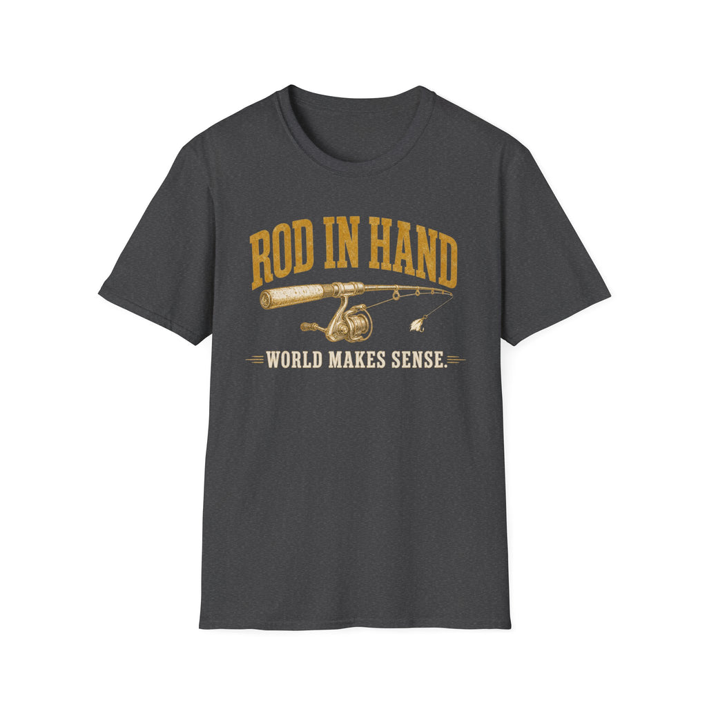Rod in Hand - Fishing Graphic T-Shirt