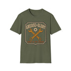 Grease & Glory - Motorcycles Graphic T-Shirt
