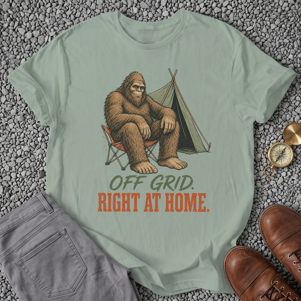 Off Grid, Right at Home T-Shirt