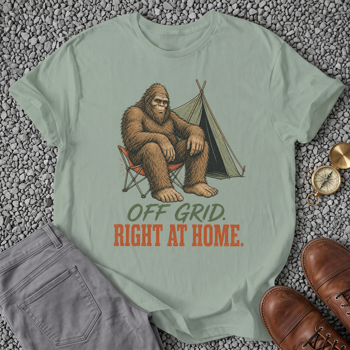 Off Grid, Right at Home T-Shirt