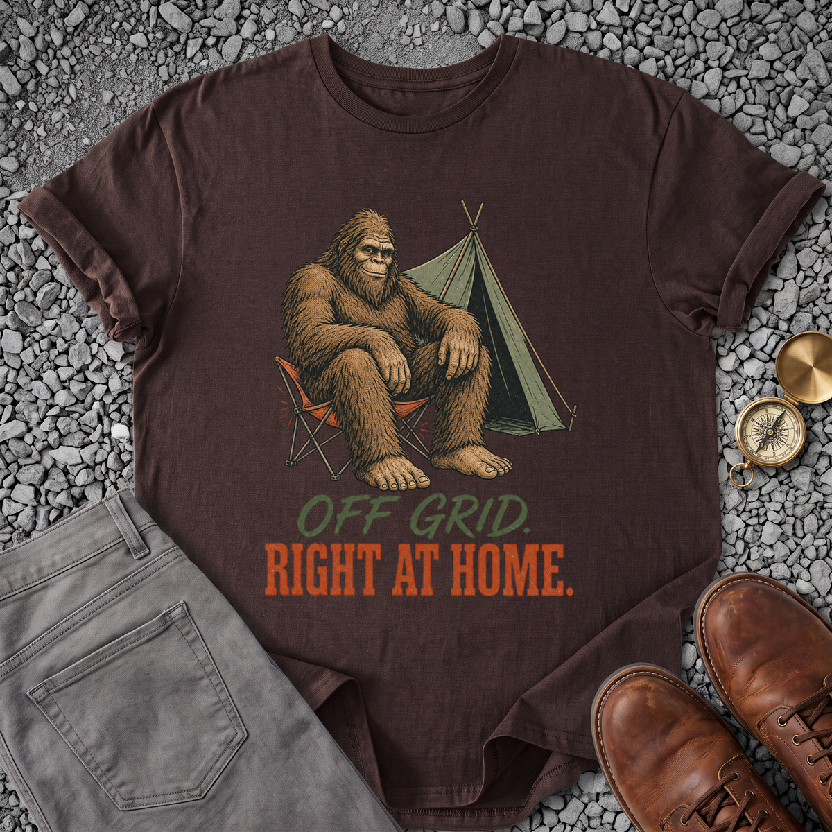 Off Grid, Right at Home T-Shirt