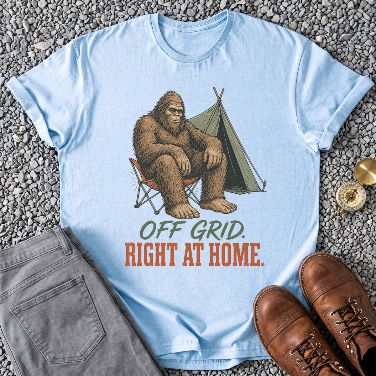 Off Grid, Right at Home T-Shirt